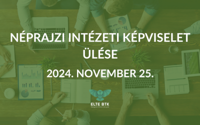 Néprajzi Intézeti Képviselet ülése