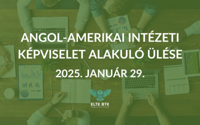 Angol-Amerikai Intézeti Képviselet alakuló ülése