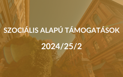 SZOCIÁLIS ALAPÚ TÁMOGATÁSOK 2024/25/2