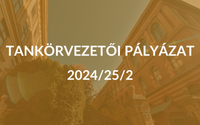 Tankörvezetői Pályázat 2024/2025/2