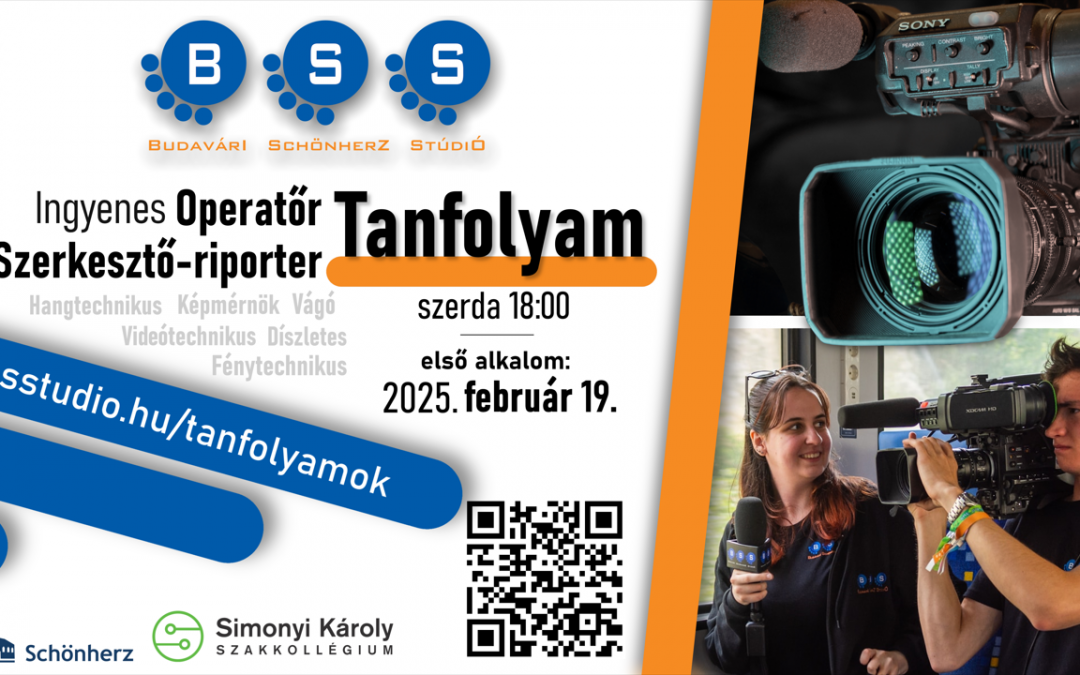 BSS | Operatőr és szerkesztő-riporter tanfolyam