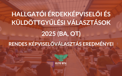 ELTE BTK HÖK Hallgatói Érdekképviselői és Küldöttgyűlési Választások 2025 (BA, OT) – eredmények