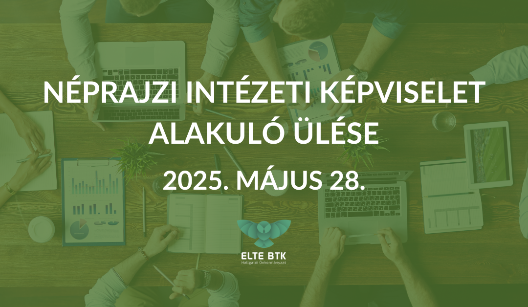 Néprajzi Intézeti Képviselet alakuló ülése