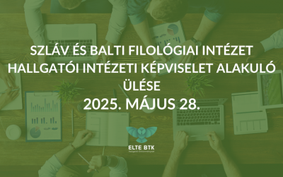 Szláv és Balti Filológiai Intézeti Képviselet alakuló ülése