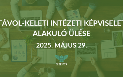Távol-keleti Intézeti Képviselet alakuló ülése