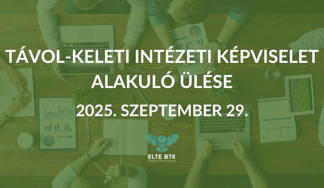 Távol-keleti Intézeti Képviseletének ülése