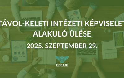 Távol-keleti Intézeti Képviseletének ülése