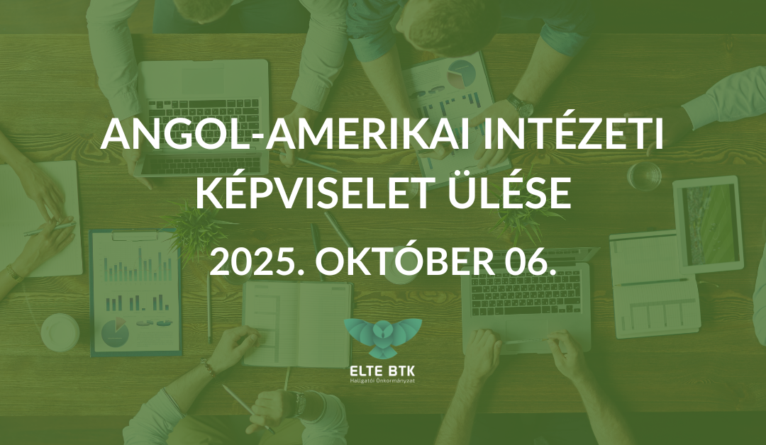 Angol-Amerikai Intézeti Képviseletének ülése