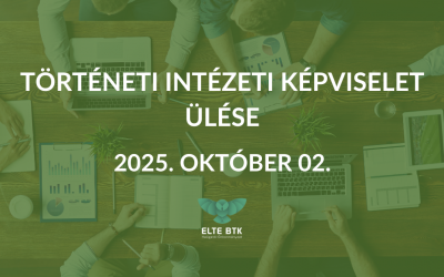 Történeti Intézeti  Képviselet ülése