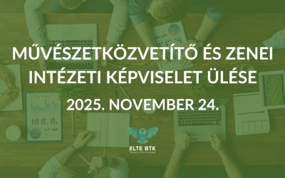 Művészetközvetítő és Zenei Intézeti Képviselet alakuló ülése