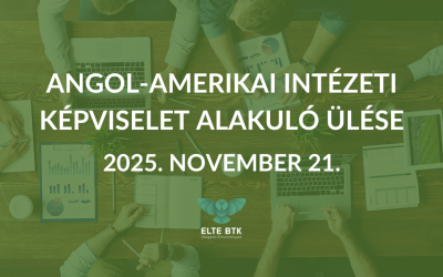 Angol-Amerikai Intézeti Képviselet alakuló ülése