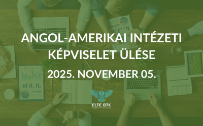 Angol-Amerikai Intézeti Képviselet ülése