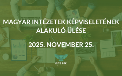 Magyar Intézetek Képviseletének alakuló ülése