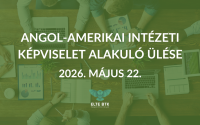 Angol-Amerikai Intézeti Képviselet alakuló ülése